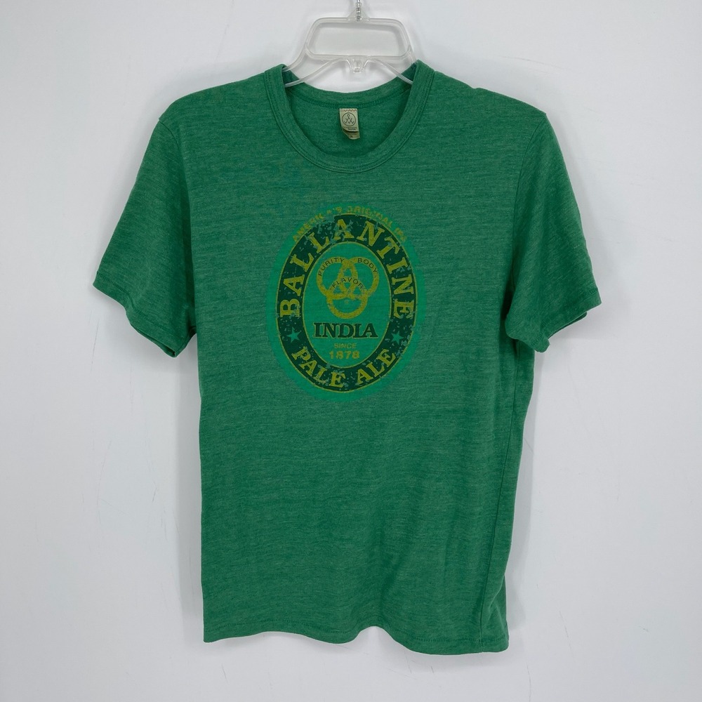 Alternative Earth Men's Green Ballantine India Pale Ale Graphic T-Shirt Size M